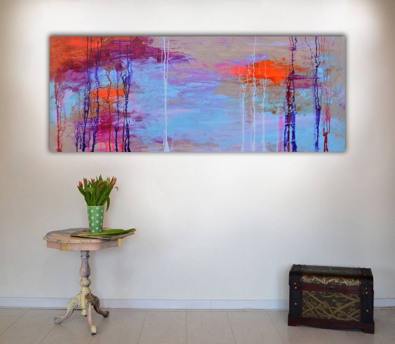 Original Fine Art Abstract Painting by SOOS ROXANA GABRIELA