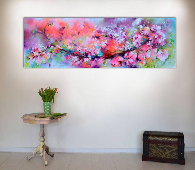 Original Fine Art Floral Painting by SOOS ROXANA GABRIELA