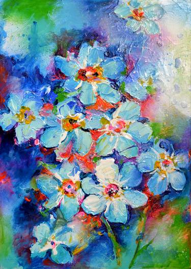 Print of Abstract Floral Paintings by SOOS ROXANA GABRIELA