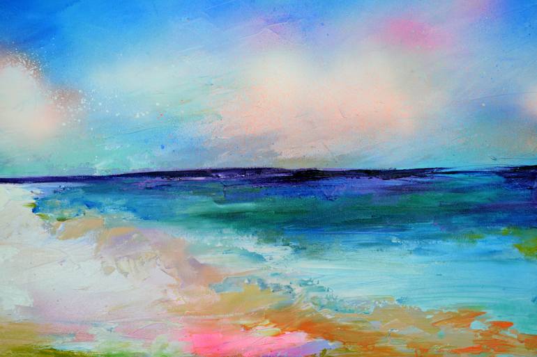 Original Fine Art Seascape Painting by SOOS ROXANA GABRIELA