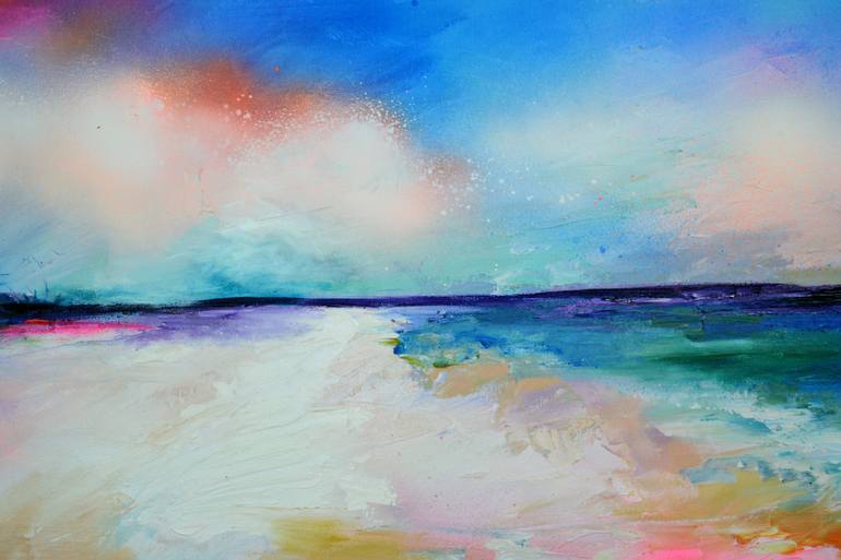 Original Fine Art Seascape Painting by SOOS ROXANA GABRIELA