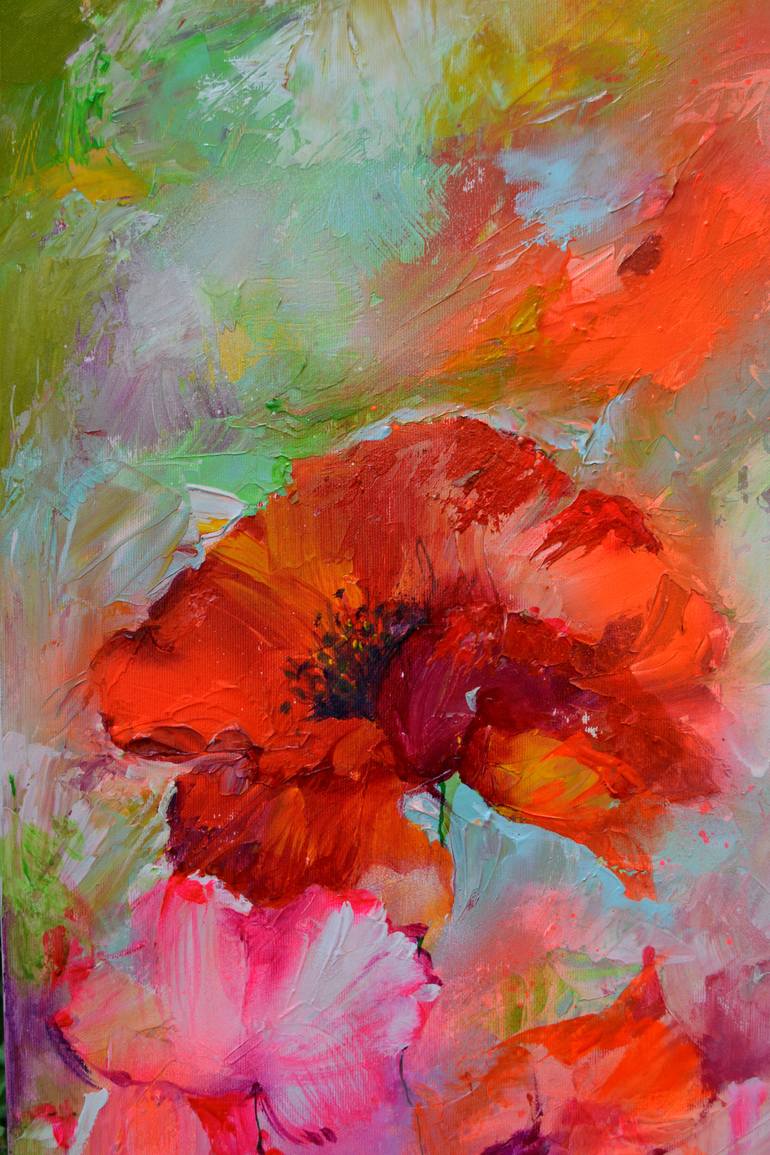 Original Fine Art Floral Painting by SOOS ROXANA GABRIELA