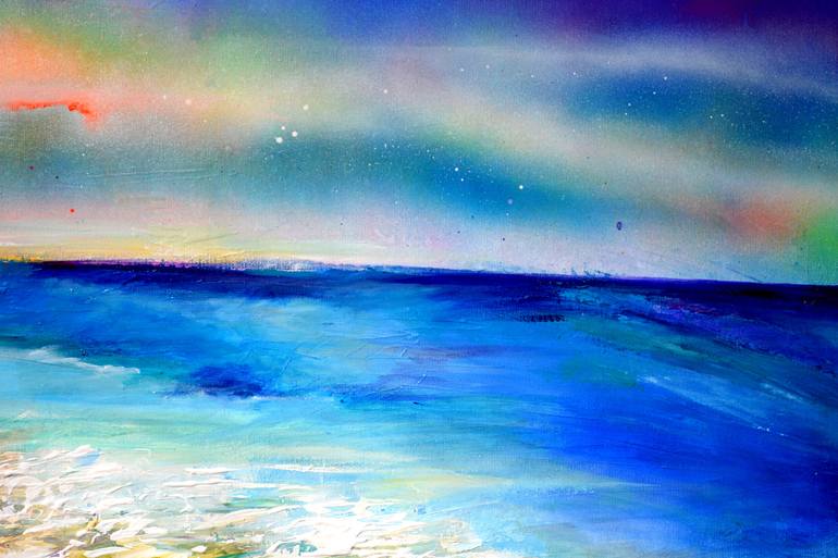 Original Fine Art Beach Painting by Soos Roxana Gabriela