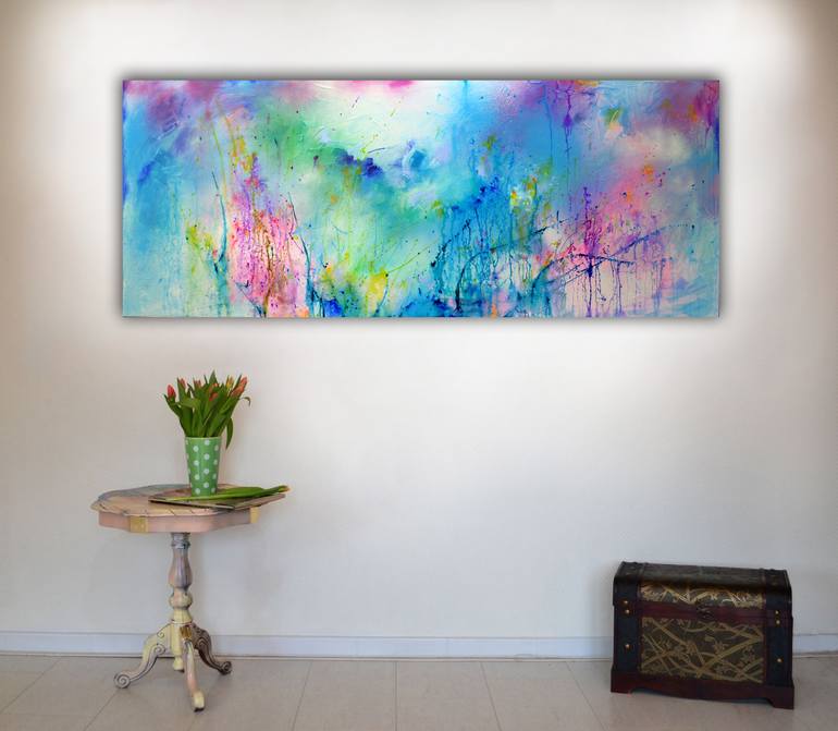 Original Fine Art Abstract Painting by SOOS ROXANA GABRIELA