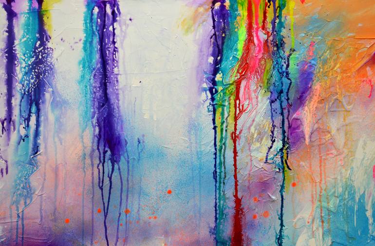 Original Fine Art Abstract Painting by Soos Roxana Gabriela