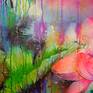 Admiring this marvelous flower, I found an inspiring quote from an unknown thinker "Just like the lotus we too have the ability to rise from the mud, bloom out of the darkness and radiate into the world". This universal, ancient muse, is born in water, grows in water and stands above it unsoiled.
Size 140x100x2 cm (55.12x39.4x0.8 inches), 2 panells of 100x70 cm (39.4x27.6 inches)