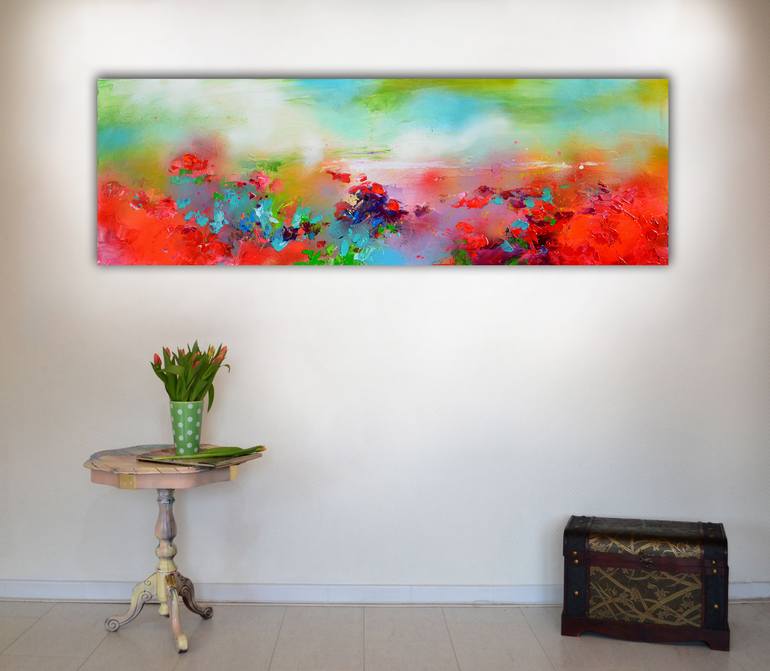 Original Fine Art Abstract Painting by SOOS ROXANA GABRIELA