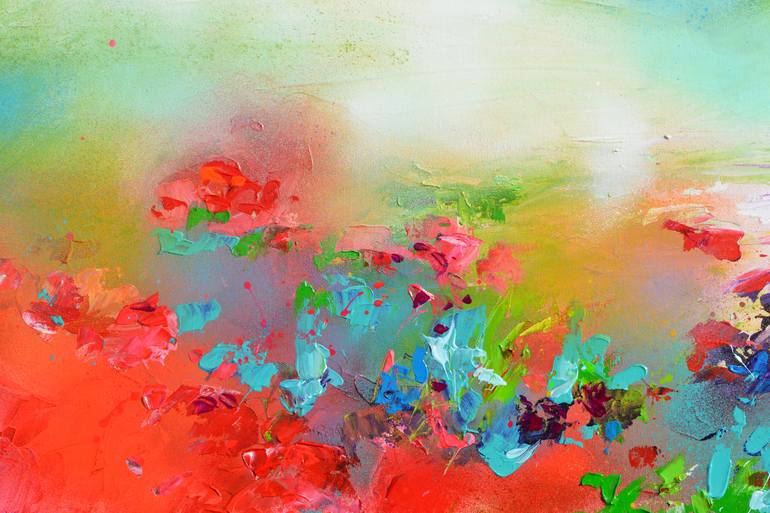 Original Fine Art Abstract Painting by SOOS ROXANA GABRIELA