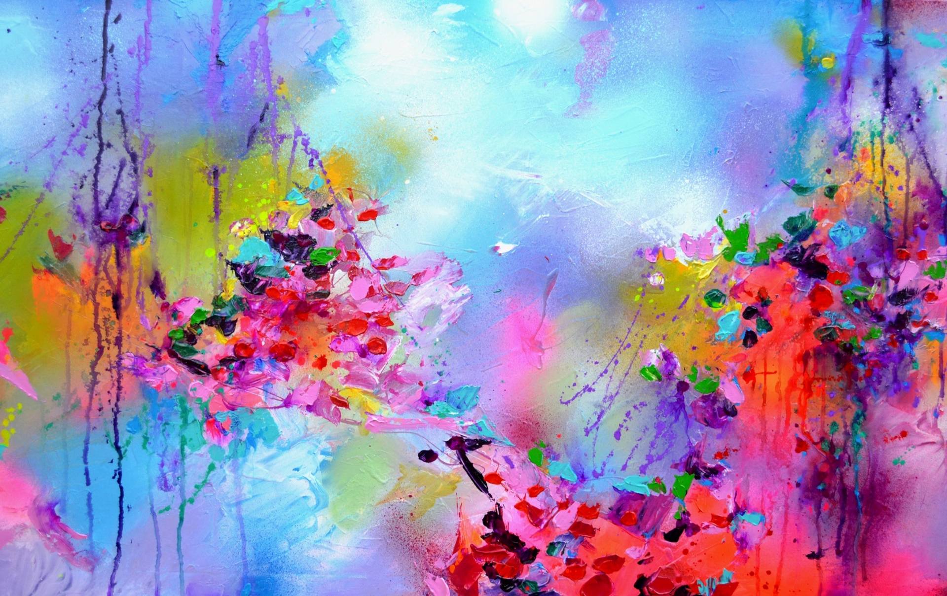 Large Colorful Abstract Painting Fresh Moods 18 Modern Abstract Artwork On Canvas Painting By Soos Roxana Gabriela Saatchi Art
