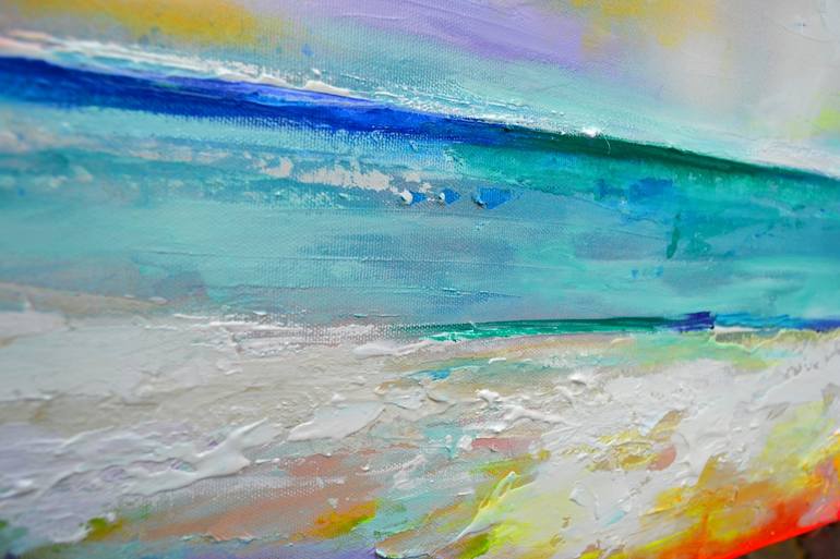 Original Impressionism Seascape Painting by SOOS ROXANA GABRIELA