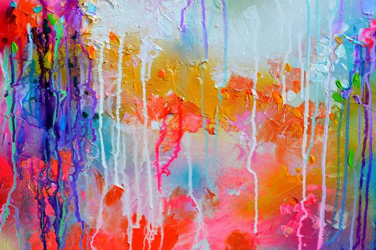 Original Fine Art Abstract Painting by SOOS ROXANA GABRIELA