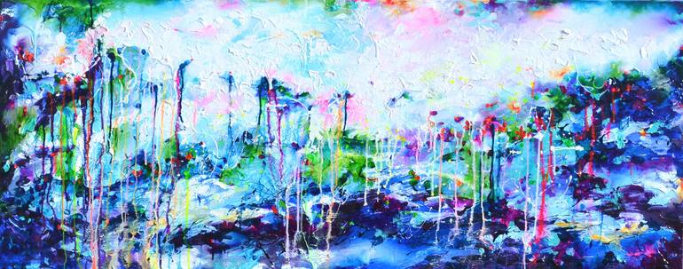 Original Abstract Expressionism Abstract Paintings by Soos Roxana Gabriela