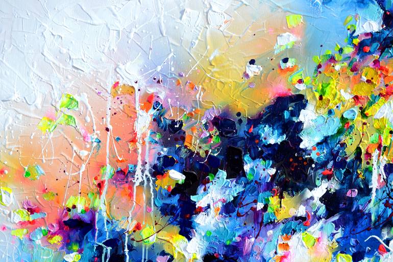 Original Fine Art Abstract Painting by SOOS ROXANA GABRIELA