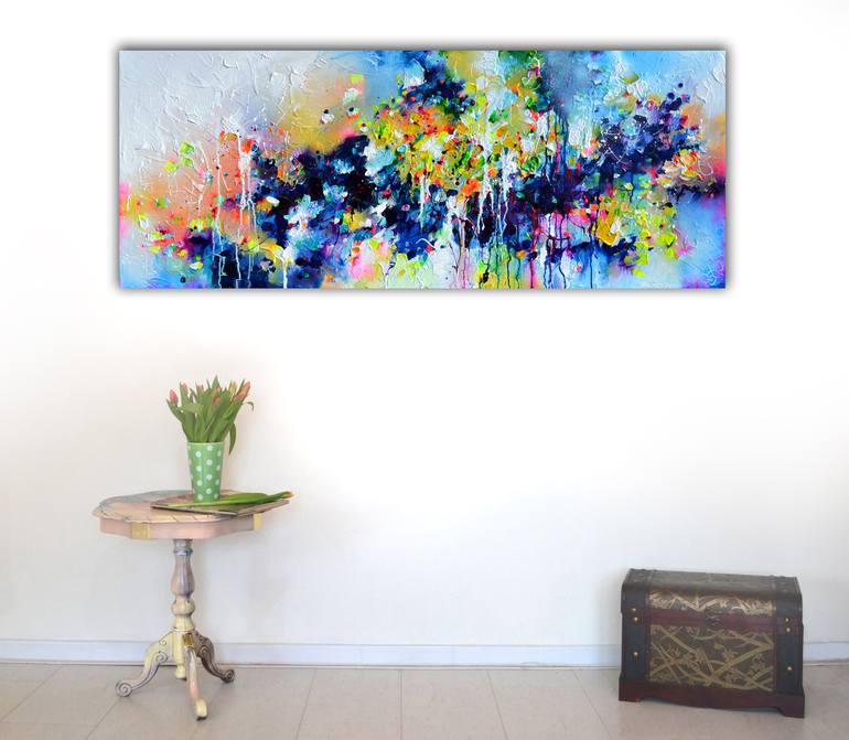 Original Fine Art Abstract Painting by SOOS ROXANA GABRIELA