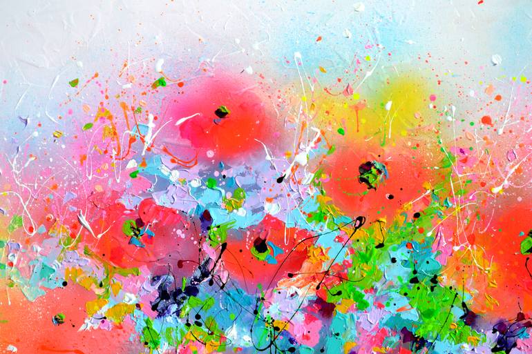 Original Fine Art Floral Painting by SOOS ROXANA GABRIELA