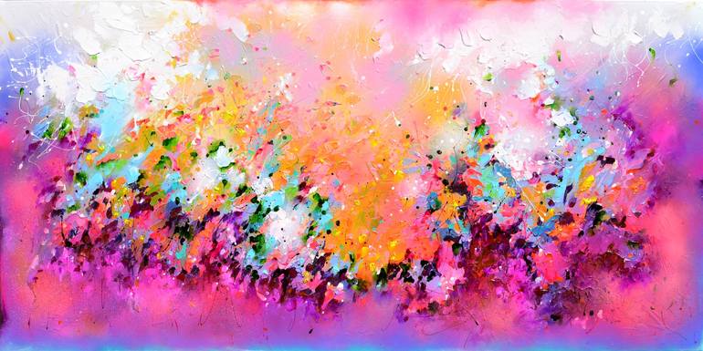 Original Fine Art Abstract Paintings by Soos Roxana Gabriela