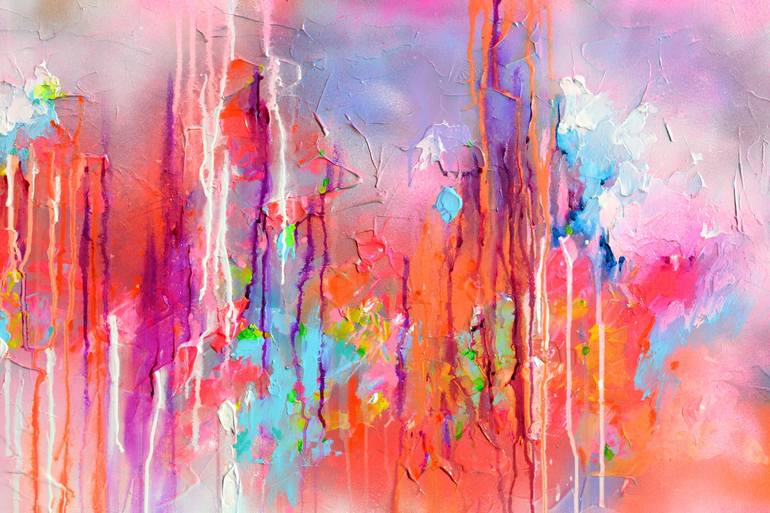 Original Fine Art Abstract Painting by SOOS ROXANA GABRIELA