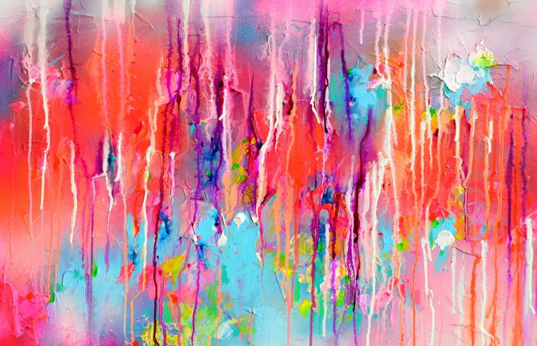 Original Fine Art Abstract Painting by SOOS ROXANA GABRIELA