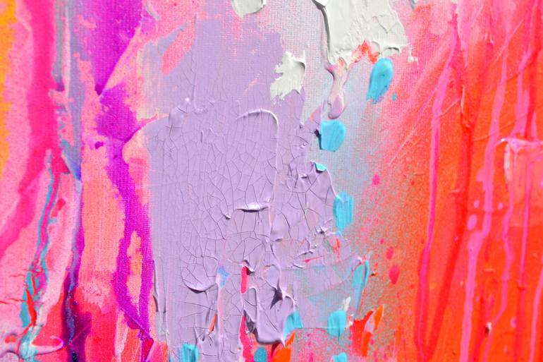 Original Abstract Expressionism Abstract Painting by Soos Roxana Gabriela