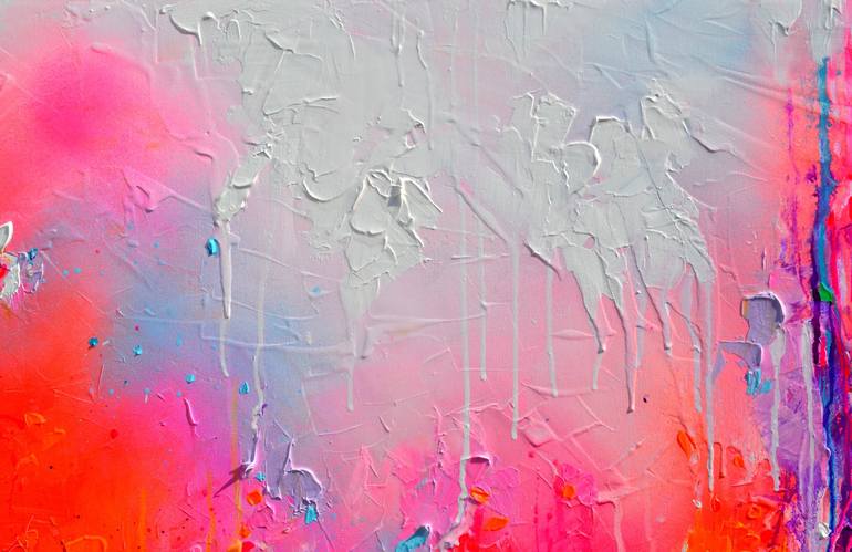 Original Abstract Expressionism Abstract Painting by Soos Roxana Gabriela