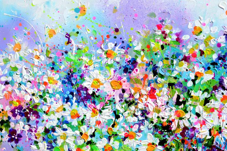 Original Figurative Floral Painting by Soos Roxana Gabriela