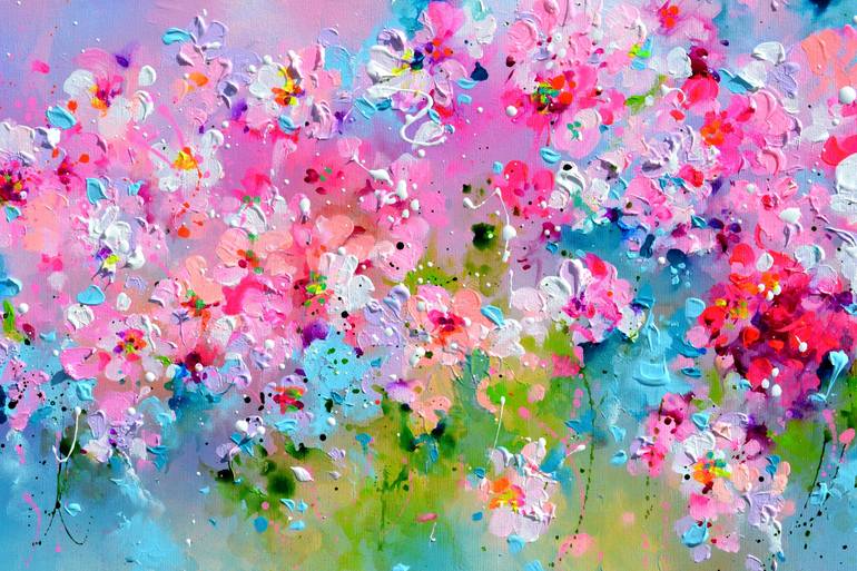 Original Fine Art Floral Painting by Soos Roxana Gabriela