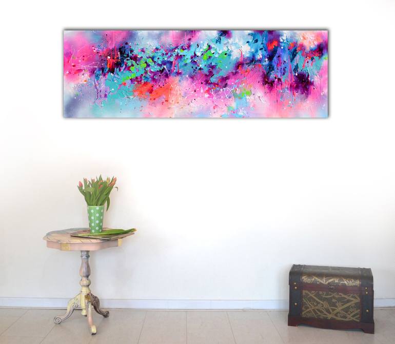 Original Fine Art Abstract Painting by SOOS ROXANA GABRIELA