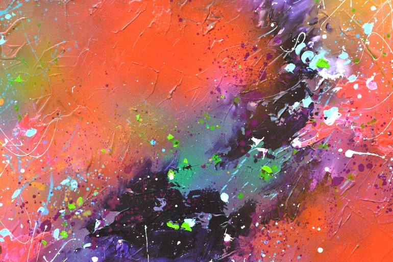 Original Fine Art Abstract Painting by SOOS ROXANA GABRIELA