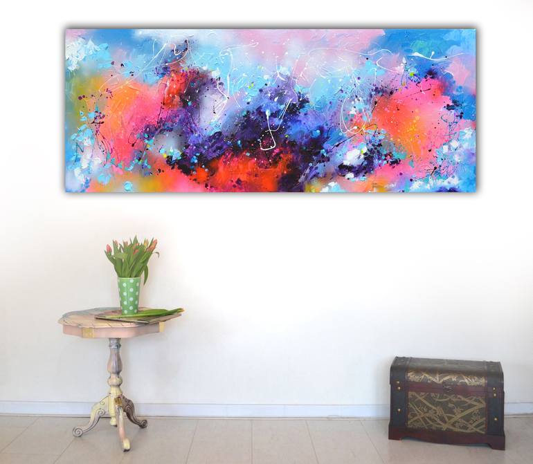 Original Fine Art Abstract Painting by SOOS ROXANA GABRIELA