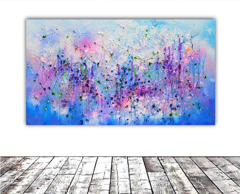 Original Fine Art Abstract Painting by SOOS ROXANA GABRIELA