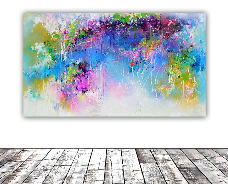 Original Fine Art Abstract Painting by SOOS ROXANA GABRIELA