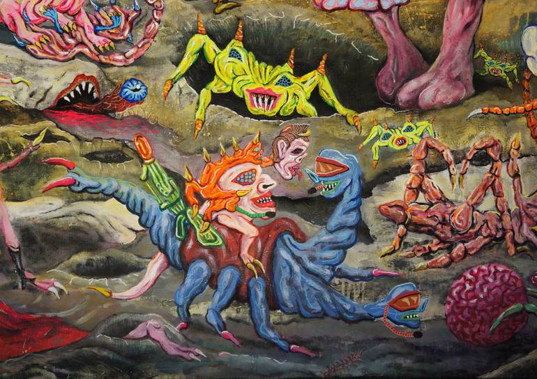 Original Expressionism Other Painting by Diego Lazzarin