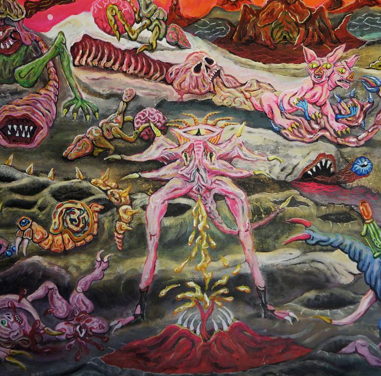 Original Expressionism Other Painting by Diego Lazzarin