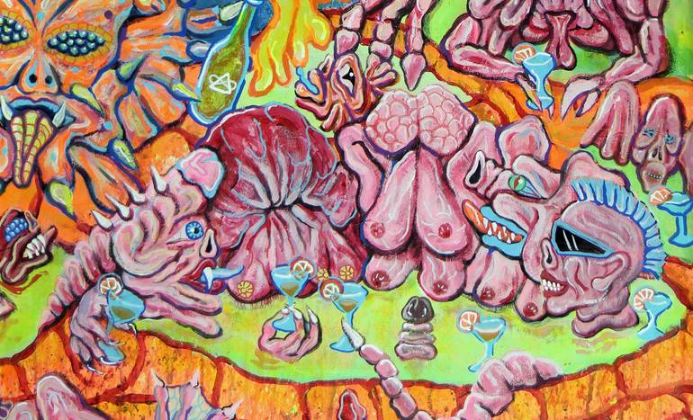 Original Conceptual Fantasy Painting by Diego Lazzarin