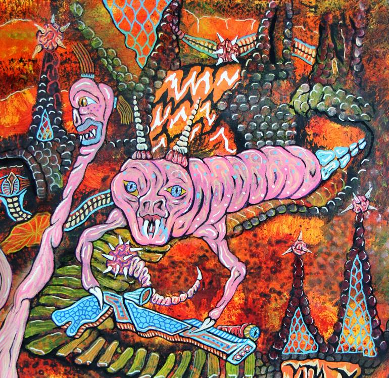 Original Conceptual Fantasy Drawing by Diego Lazzarin