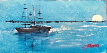 Original Boat Paintings by Jack Diamond