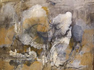Original Abstract Expressionism Abstract Painting by Silvia Goltzman