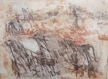 Original Abstract Expressionism Abstract Printmaking by Silvia GOLTZMAN