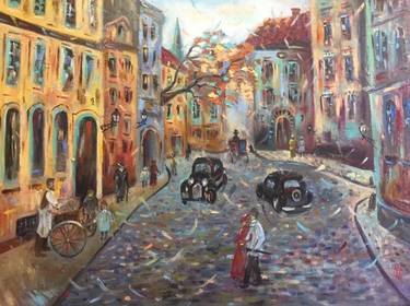 Original Cities Paintings by Rolana Rudermane