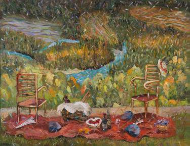 Original Impressionism Landscape Paintings by Rolana Rudermane