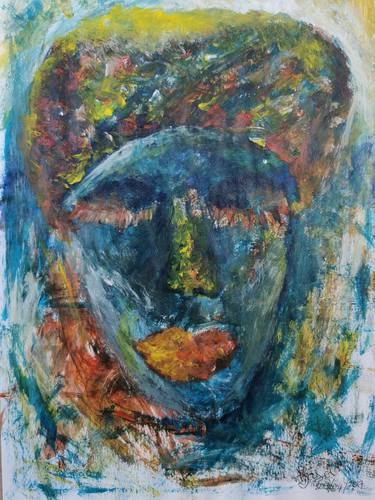 Print of Expressionism Women Paintings by Subaganiah Basa