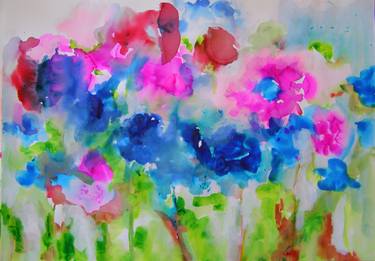 Original Expressionism Floral Paintings by Veronika Sasina