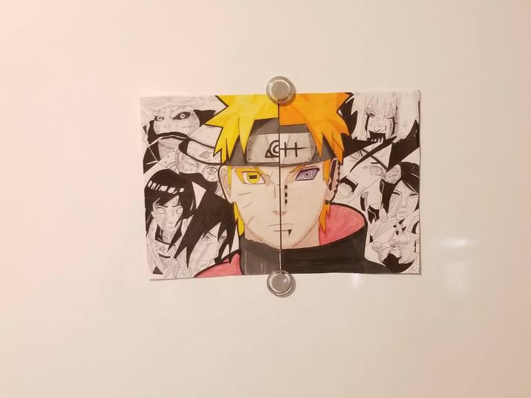 pain naruto drawing