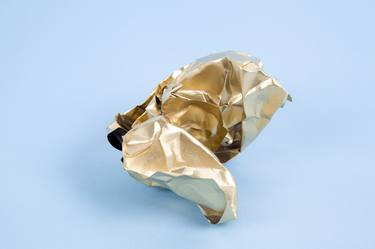 Blue Crumpled Paper - Limited Edition 1 of 25 thumb