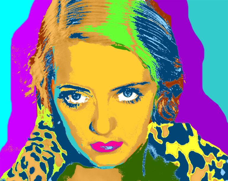 Betty Davis Painting by Tom Agaster | Saatchi Art