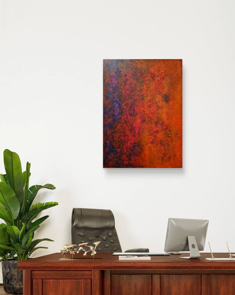 Original Abstract Expressionism Abstract Painting by Irina Chernobay