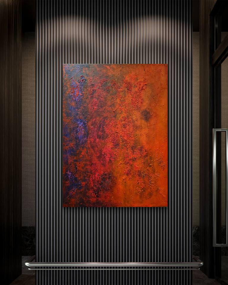 Original Abstract Expressionism Abstract Painting by Irina Chernobay
