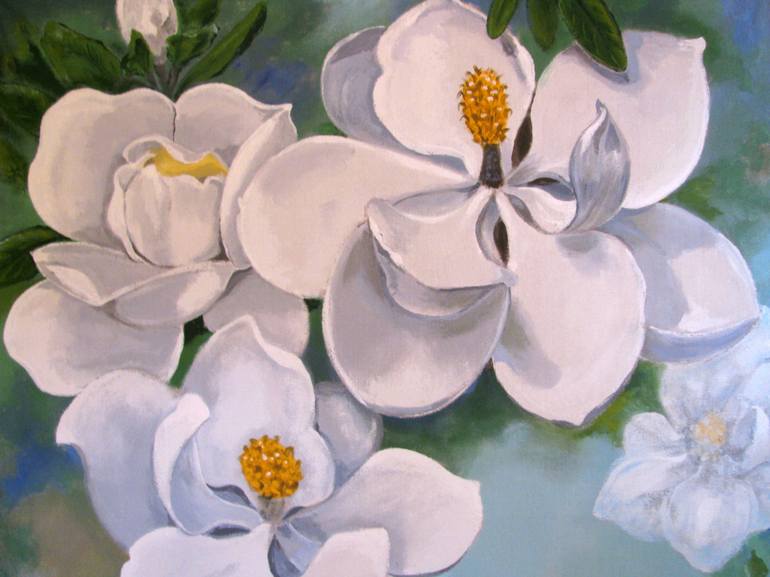 Original Figurative Floral Painting by Patrick Bornemann