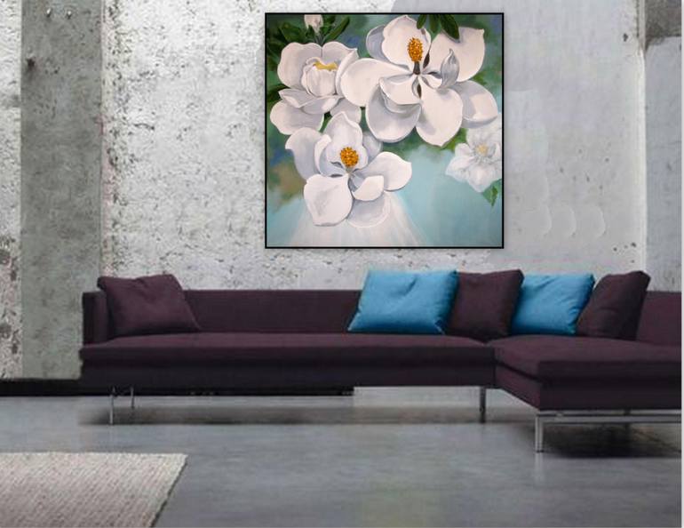 Original Figurative Floral Painting by Patrick Bornemann