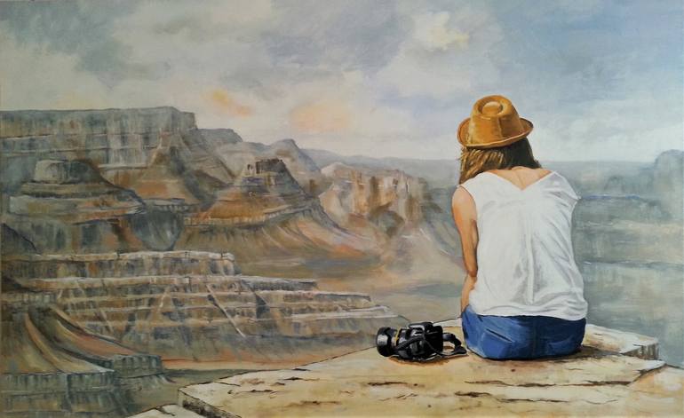 THE PHOTOGRAPHER Painting by Patrick Bornemann | Saatchi Art